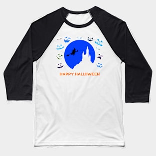 HAPPY HALLOWEEN Baseball T-Shirt